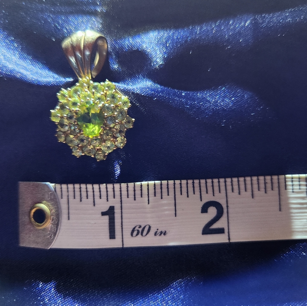 Pendant and earrings